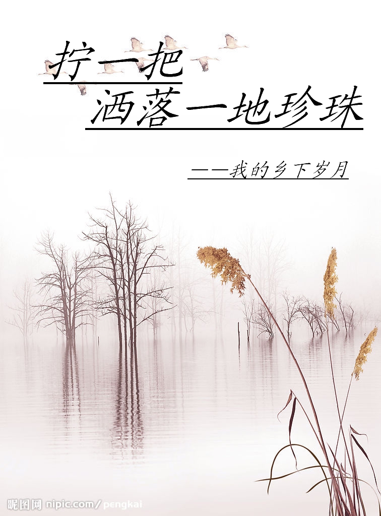 拧一把,洒落一地珍珠--我的乡下岁月TXT全集封面