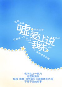 嘘,爱让我先说TXT全集封面